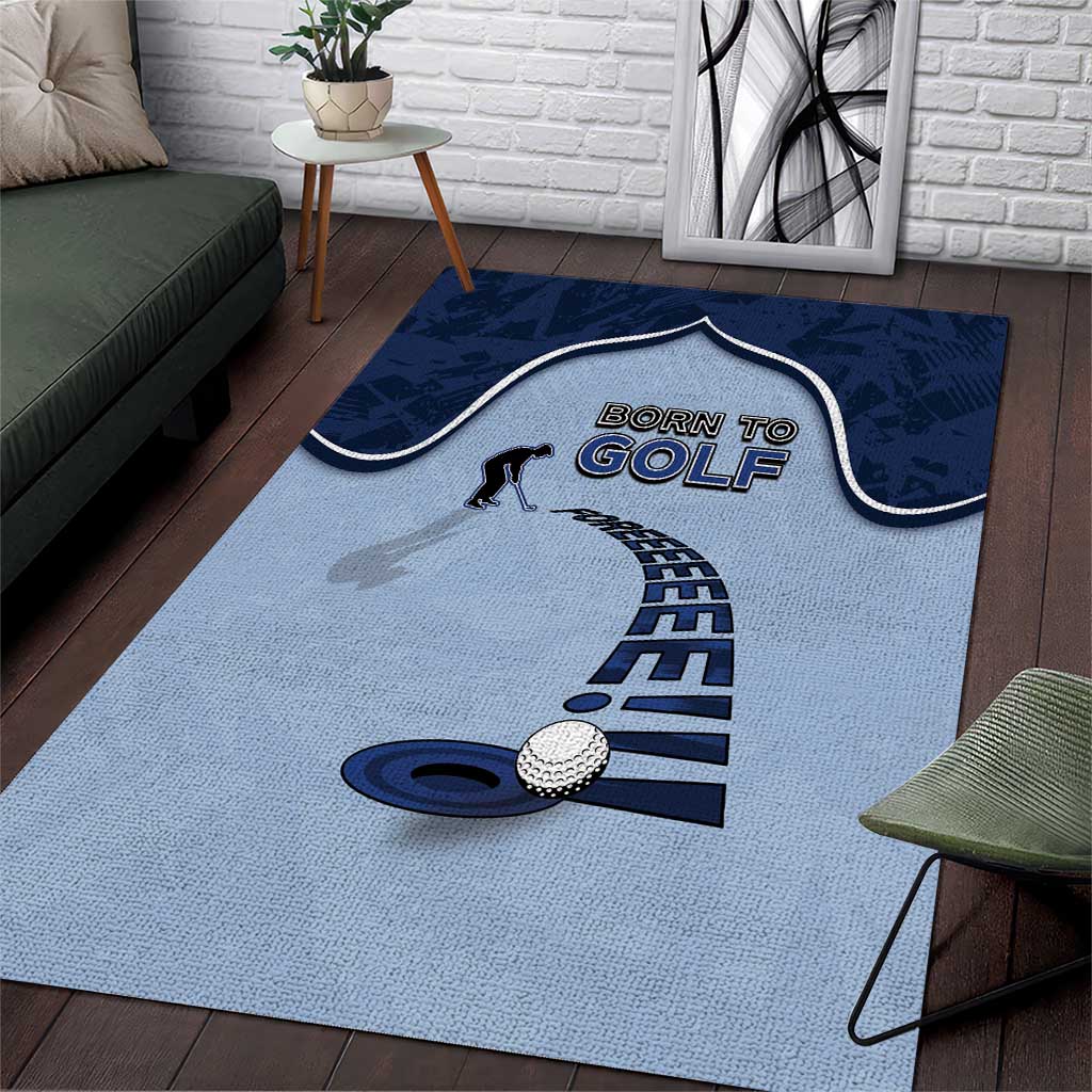 Golf Area Rug Sporty Style Navy - Wonder Print Shop