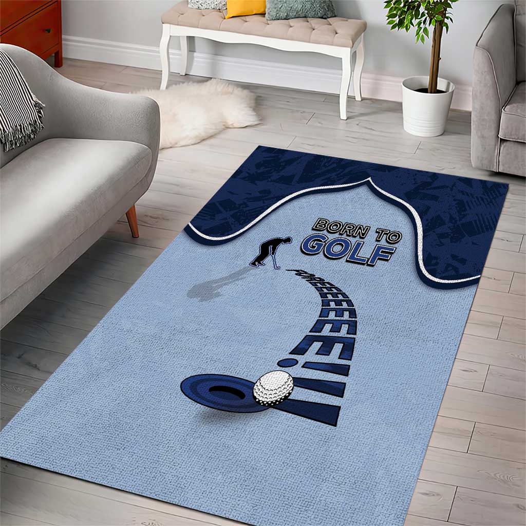 Golf Area Rug Sporty Style Navy - Wonder Print Shop
