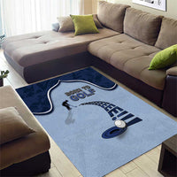 Golf Area Rug Sporty Style Navy - Wonder Print Shop