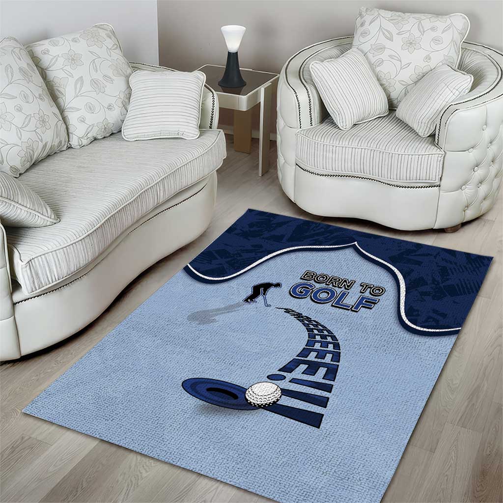 Golf Area Rug Sporty Style Navy - Wonder Print Shop