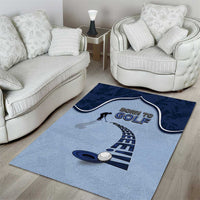 Golf Area Rug Sporty Style Navy - Wonder Print Shop