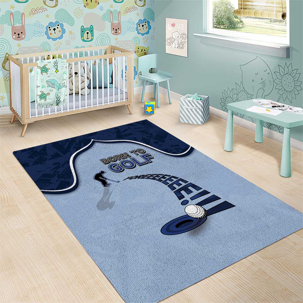 Golf Area Rug Sporty Style Navy - Wonder Print Shop