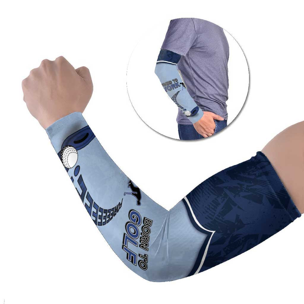 Golf Arm Sleeves Sporty Style Navy - Wonder Print Shop