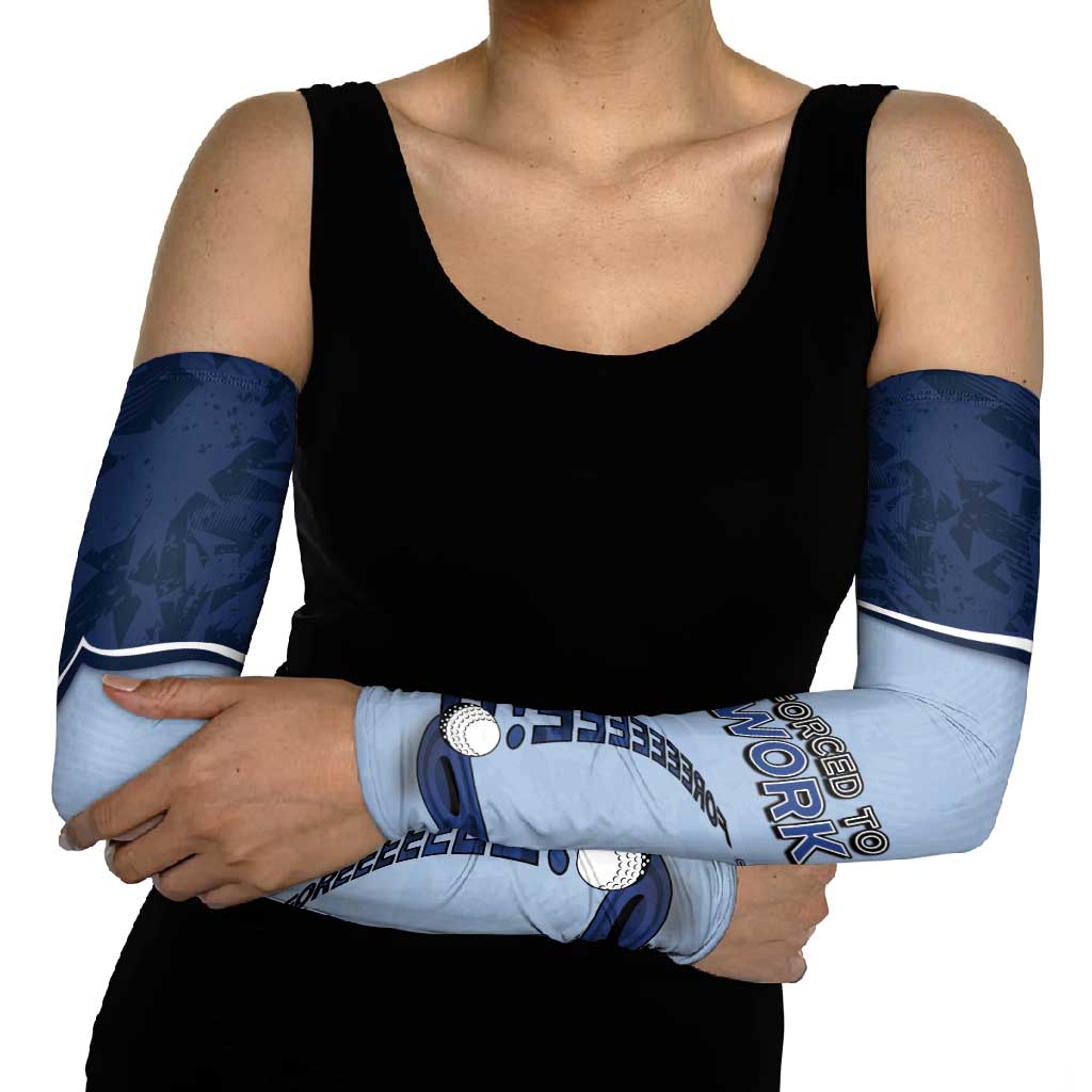 Golf Arm Sleeves Sporty Style Navy - Wonder Print Shop