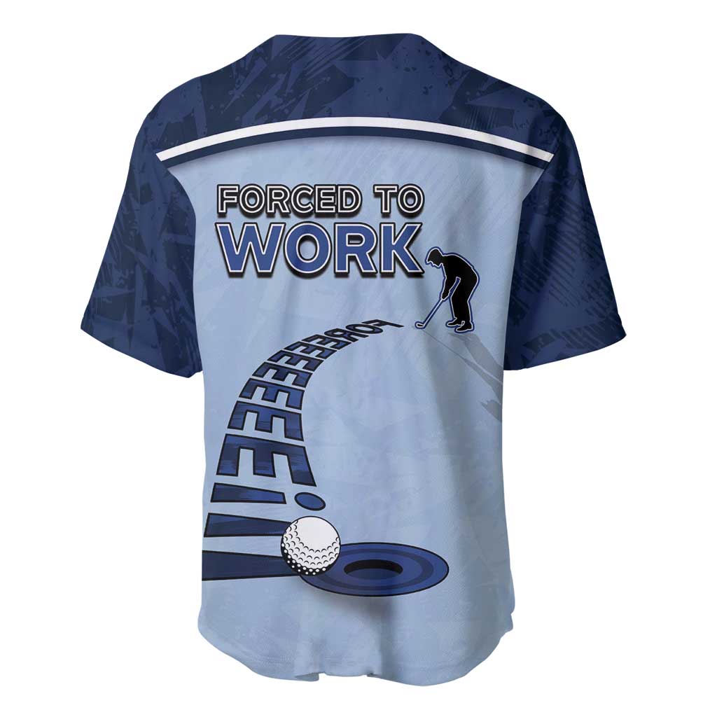 Golf Baseball Jersey Sporty Style Navy - Wonder Print Shop