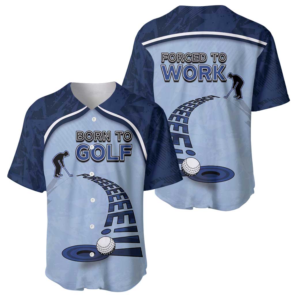 Golf Baseball Jersey Sporty Style Navy - Wonder Print Shop