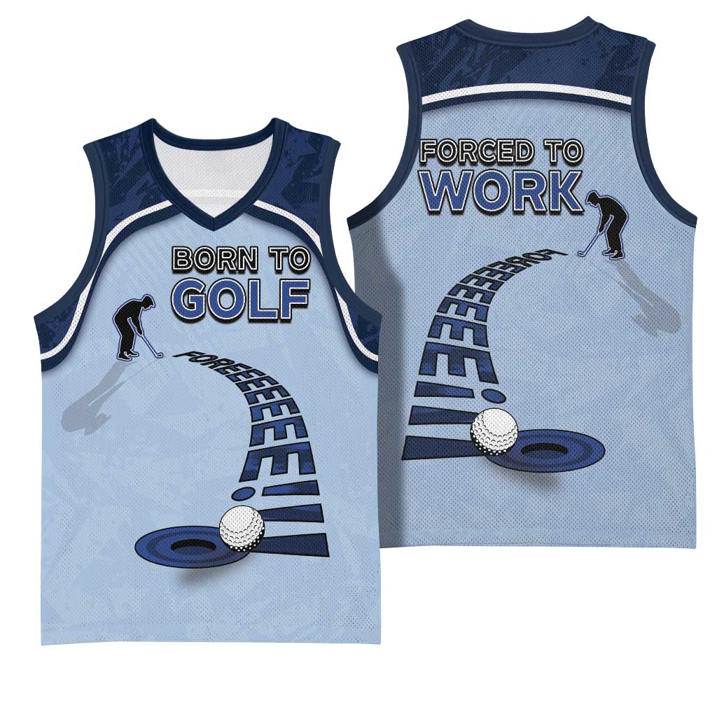 Golf Basketball Jersey Sporty Style Navy - Wonder Print Shop