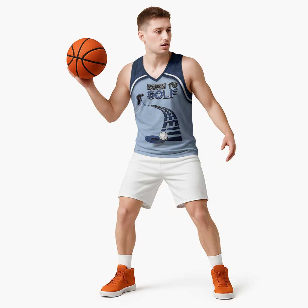 Golf Basketball Jersey Sporty Style Navy - Wonder Print Shop