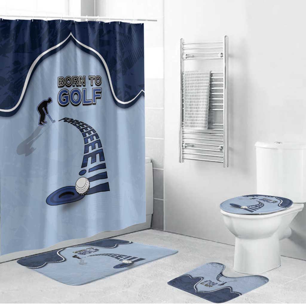 Golf Bathroom Set Sporty Style Navy - Wonder Print Shop