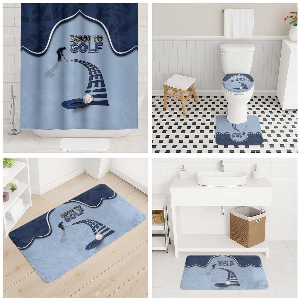 Golf Bathroom Set Sporty Style Navy - Wonder Print Shop