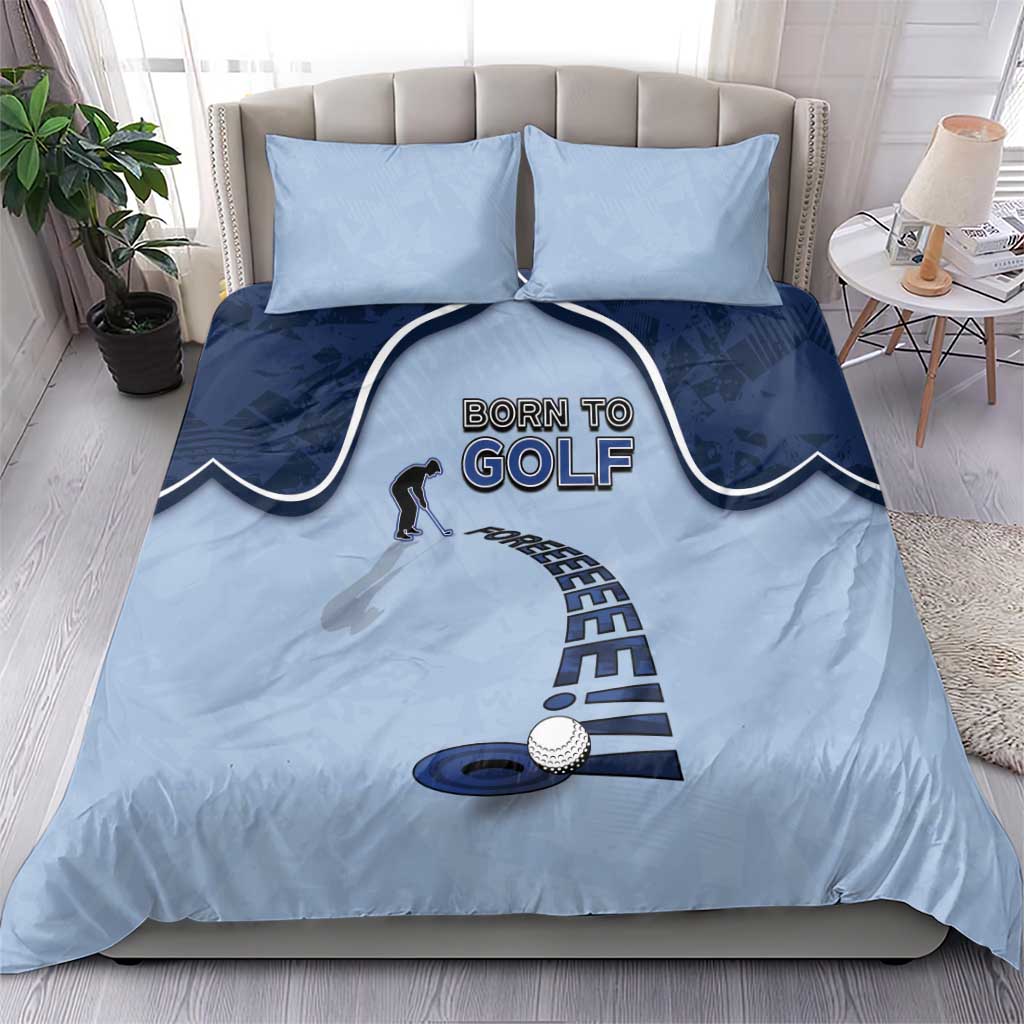 Golf Bedding Set Sporty Style Navy - Wonder Print Shop