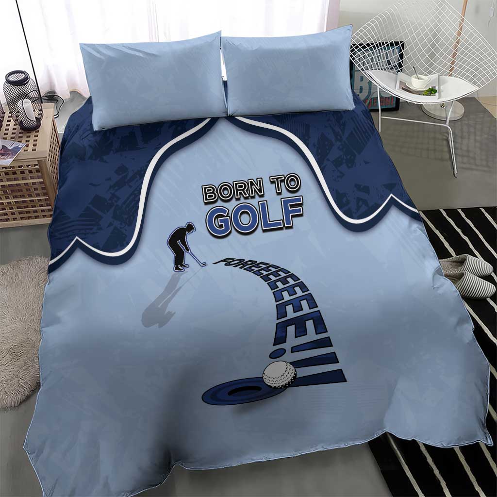 Golf Bedding Set Sporty Style Navy - Wonder Print Shop