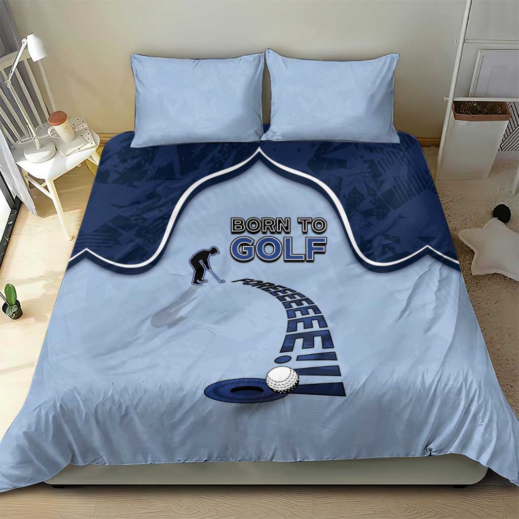 Golf Bedding Set Sporty Style Navy - Wonder Print Shop