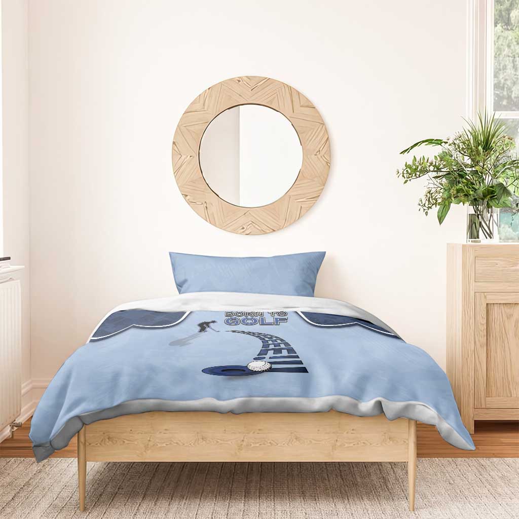 Golf Bedding Set Sporty Style Navy - Wonder Print Shop