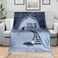 Golf Blanket Sporty Style Navy - Wonder Print Shop