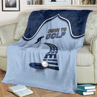 Golf Blanket Sporty Style Navy - Wonder Print Shop