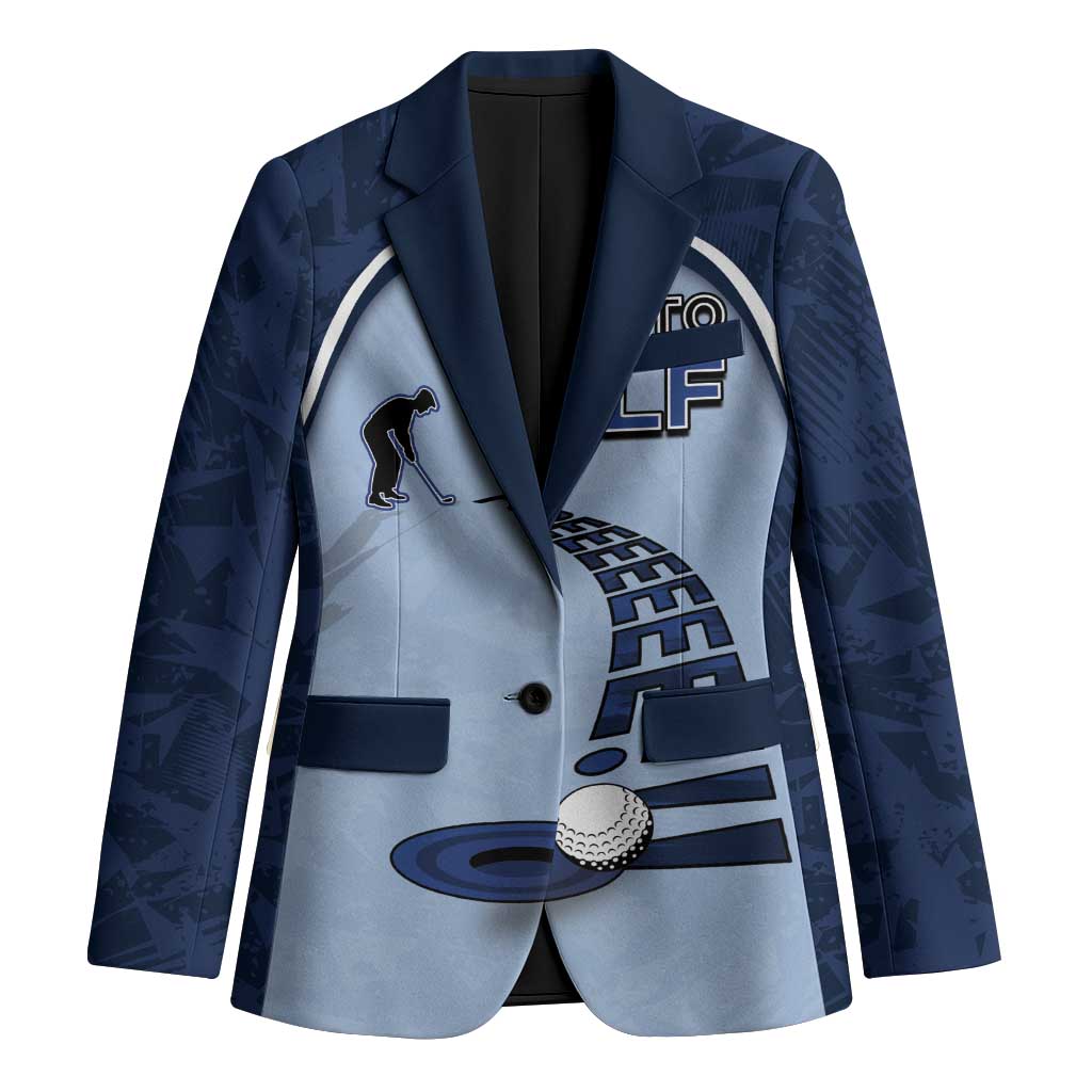 Golf Blazer Sporty Style Navy - Wonder Print Shop