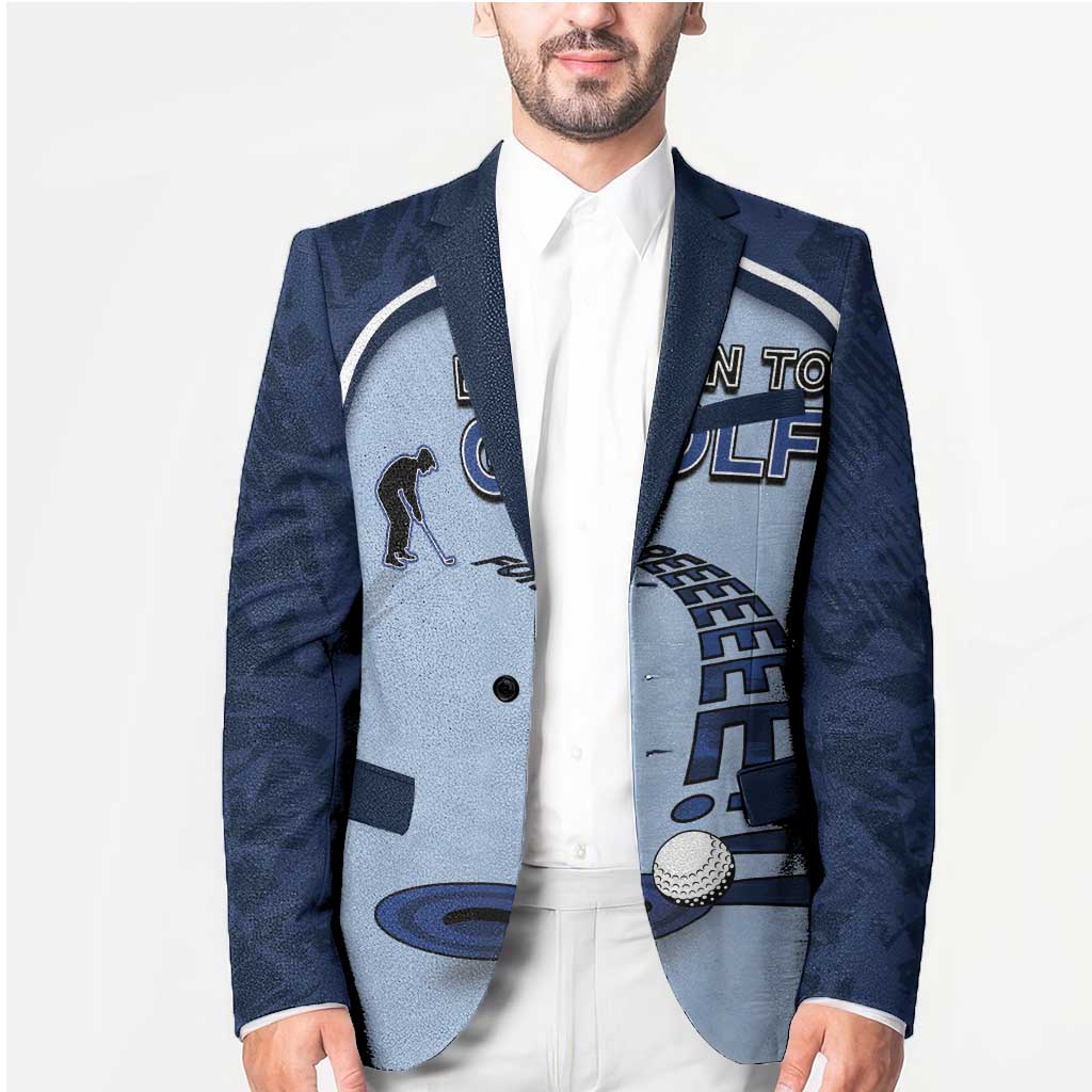 Golf Blazer Sporty Style Navy - Wonder Print Shop