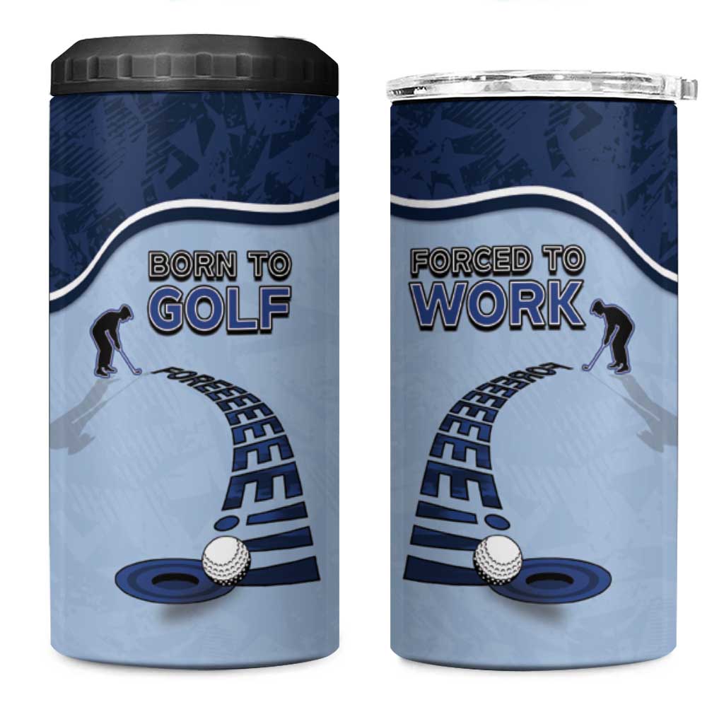 Golf 4 in 1 Can Cooler Tumbler Sporty Style Navy - Wonder Print Shop