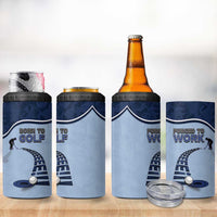 Golf 4 in 1 Can Cooler Tumbler Sporty Style Navy - Wonder Print Shop