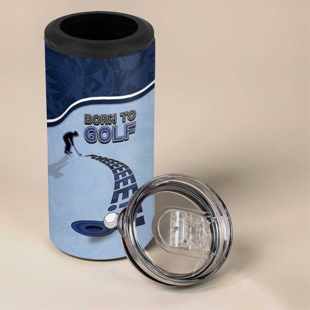 Golf 4 in 1 Can Cooler Tumbler Sporty Style Navy - Wonder Print Shop