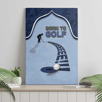 Golf Canvas Wall Art Sporty Style Navy - Wonder Print Shop