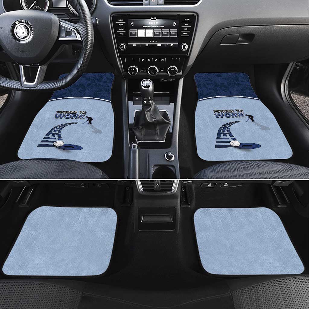 Golf Car Mats Sporty Style Navy - Wonder Print Shop
