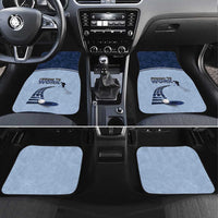 Golf Car Mats Sporty Style Navy - Wonder Print Shop