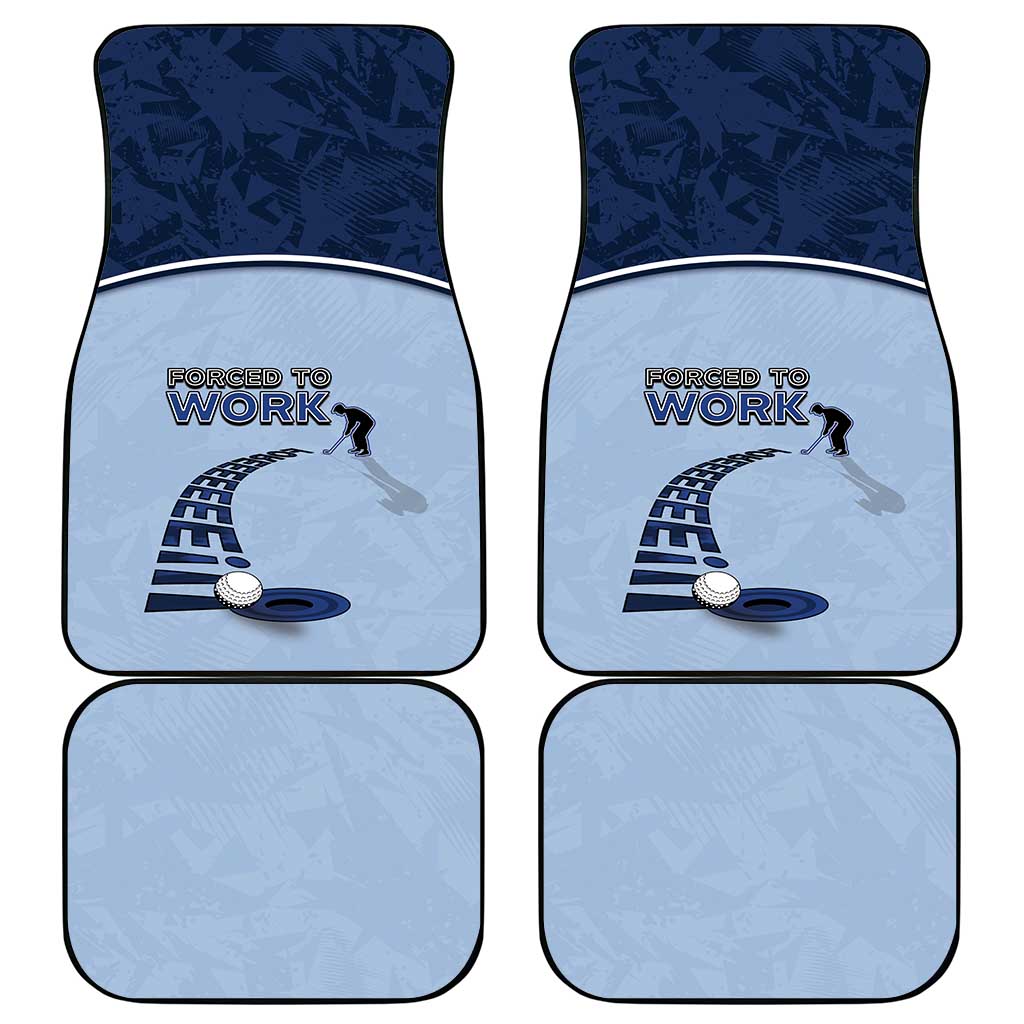 Golf Car Mats Sporty Style Navy - Wonder Print Shop