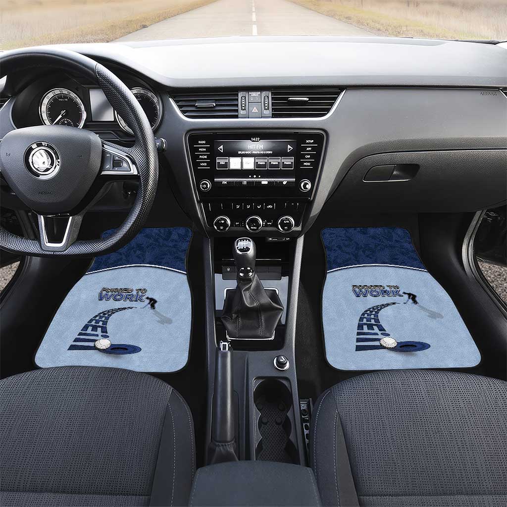 Golf Car Mats Sporty Style Navy - Wonder Print Shop