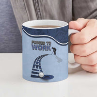 Golf Ceramic Mug Sporty Style Navy - Wonder Print Shop