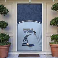 Golf Door Cover Sporty Style Navy - Wonder Print Shop