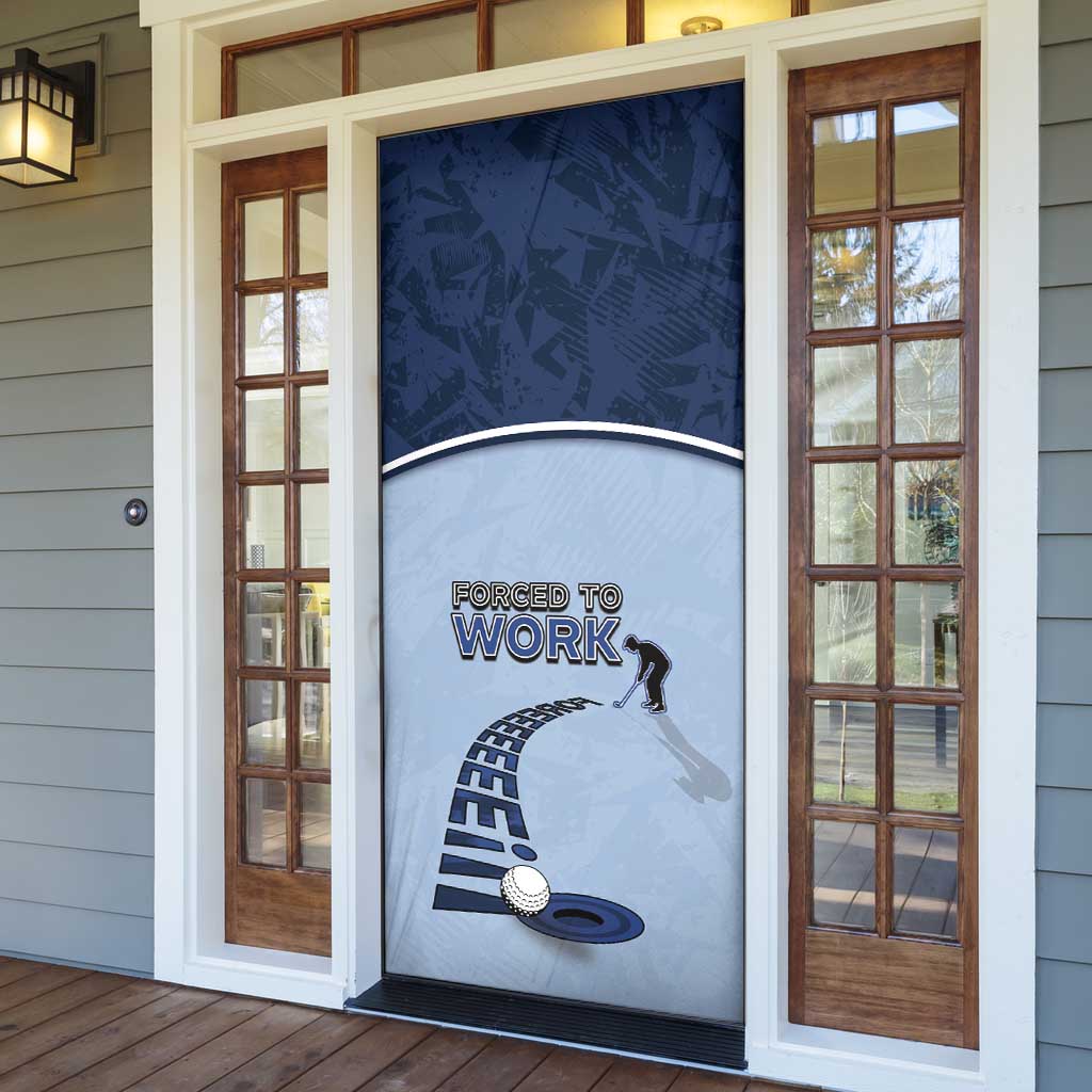 Golf Door Cover Sporty Style Navy - Wonder Print Shop