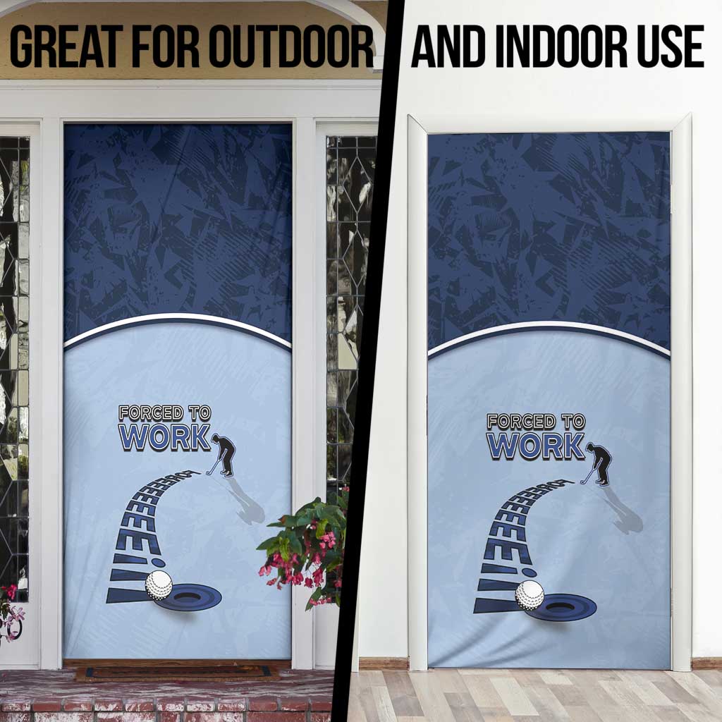 Golf Door Cover Sporty Style Navy - Wonder Print Shop