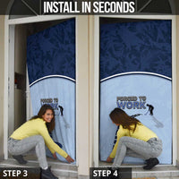 Golf Door Cover Sporty Style Navy - Wonder Print Shop