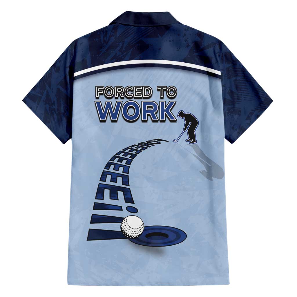 Golf Family Matching Long Sleeve Bodycon Dress and Hawaiian Shirt Sporty Style Navy - Wonder Print Shop