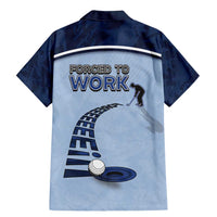 Golf Family Matching Mermaid Dress and Hawaiian Shirt Sporty Style Navy - Wonder Print Shop