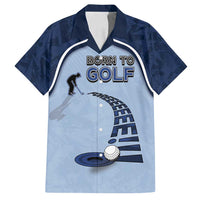 Golf Family Matching Puletasi and Hawaiian Shirt Sporty Style Navy - Wonder Print Shop