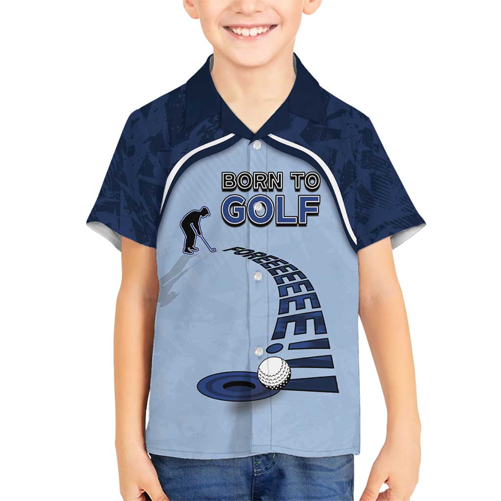 Golf Family Matching Puletasi and Hawaiian Shirt Sporty Style Navy - Wonder Print Shop