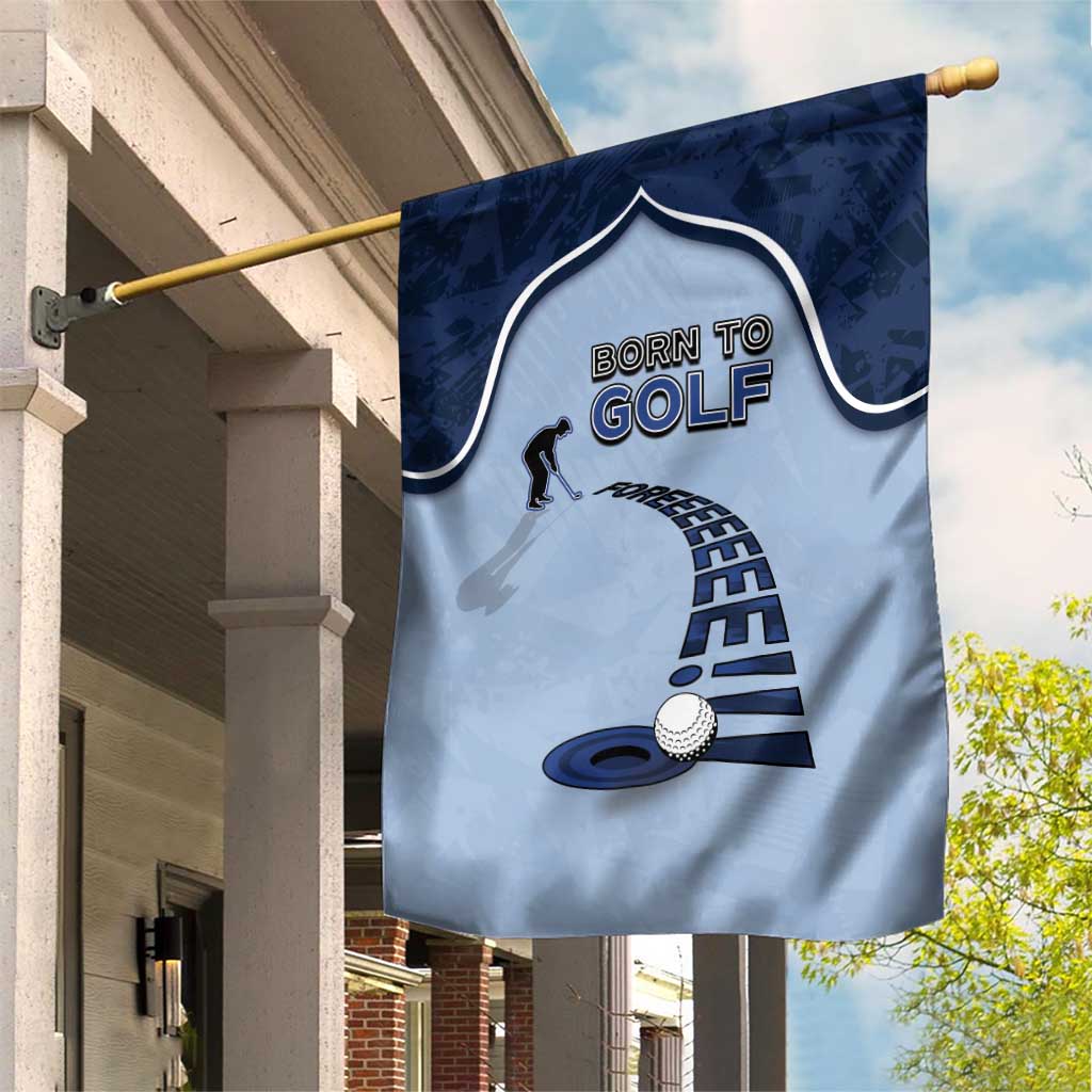 Golf Garden Flag Sporty Style Navy - Wonder Print Shop