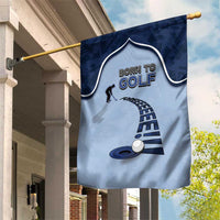 Golf Garden Flag Sporty Style Navy - Wonder Print Shop