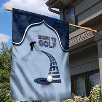 Golf Garden Flag Sporty Style Navy - Wonder Print Shop