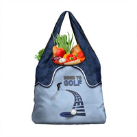 Golf Grocery Bag Sporty Style Navy - Wonder Print Shop