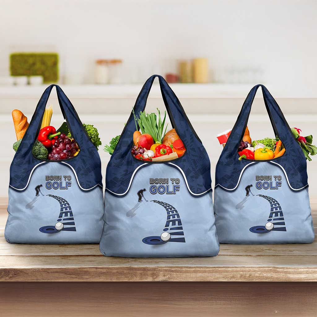 Golf Grocery Bag Sporty Style Navy - Wonder Print Shop