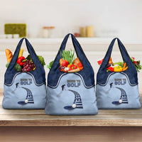 Golf Grocery Bag Sporty Style Navy - Wonder Print Shop