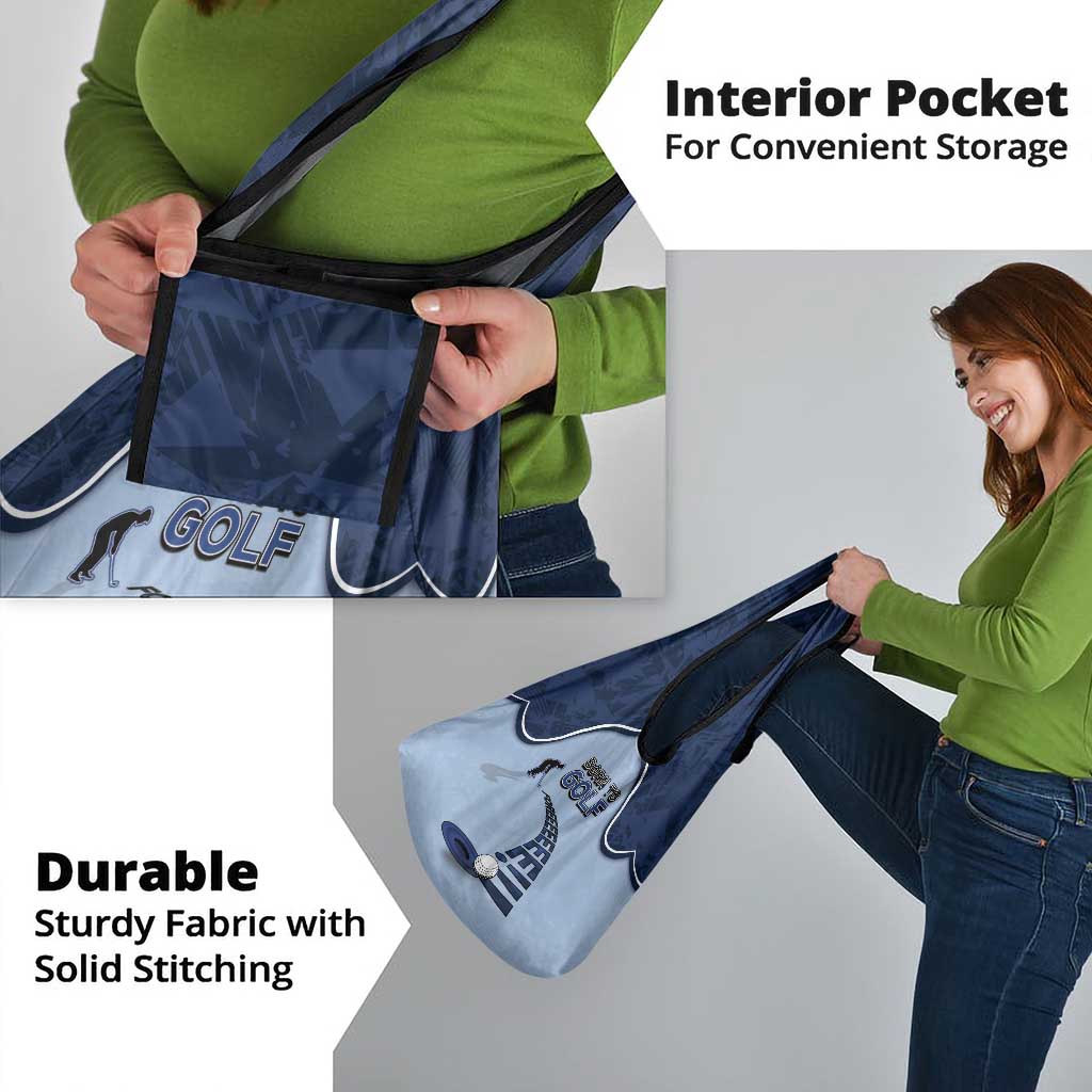 Golf Grocery Bag Sporty Style Navy - Wonder Print Shop