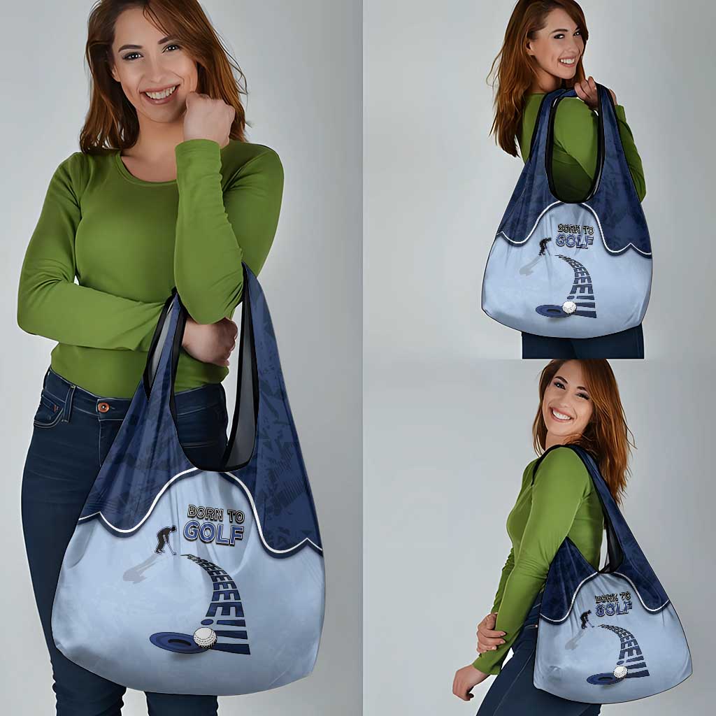 Golf Grocery Bag Sporty Style Navy - Wonder Print Shop