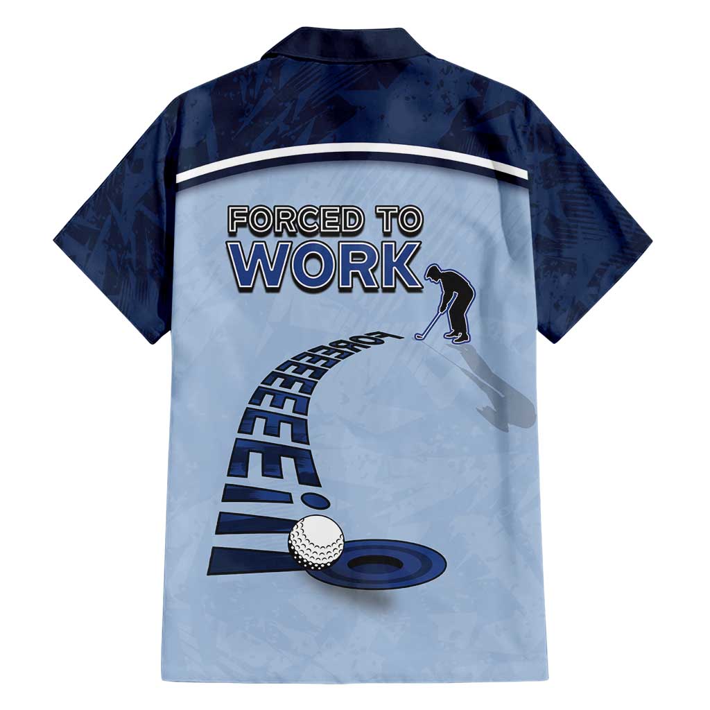 Golf Hawaiian Shirt Sporty Style Navy - Wonder Print Shop