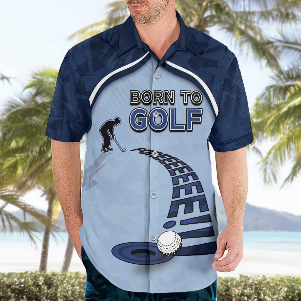 Golf Hawaiian Shirt Sporty Style Navy - Wonder Print Shop