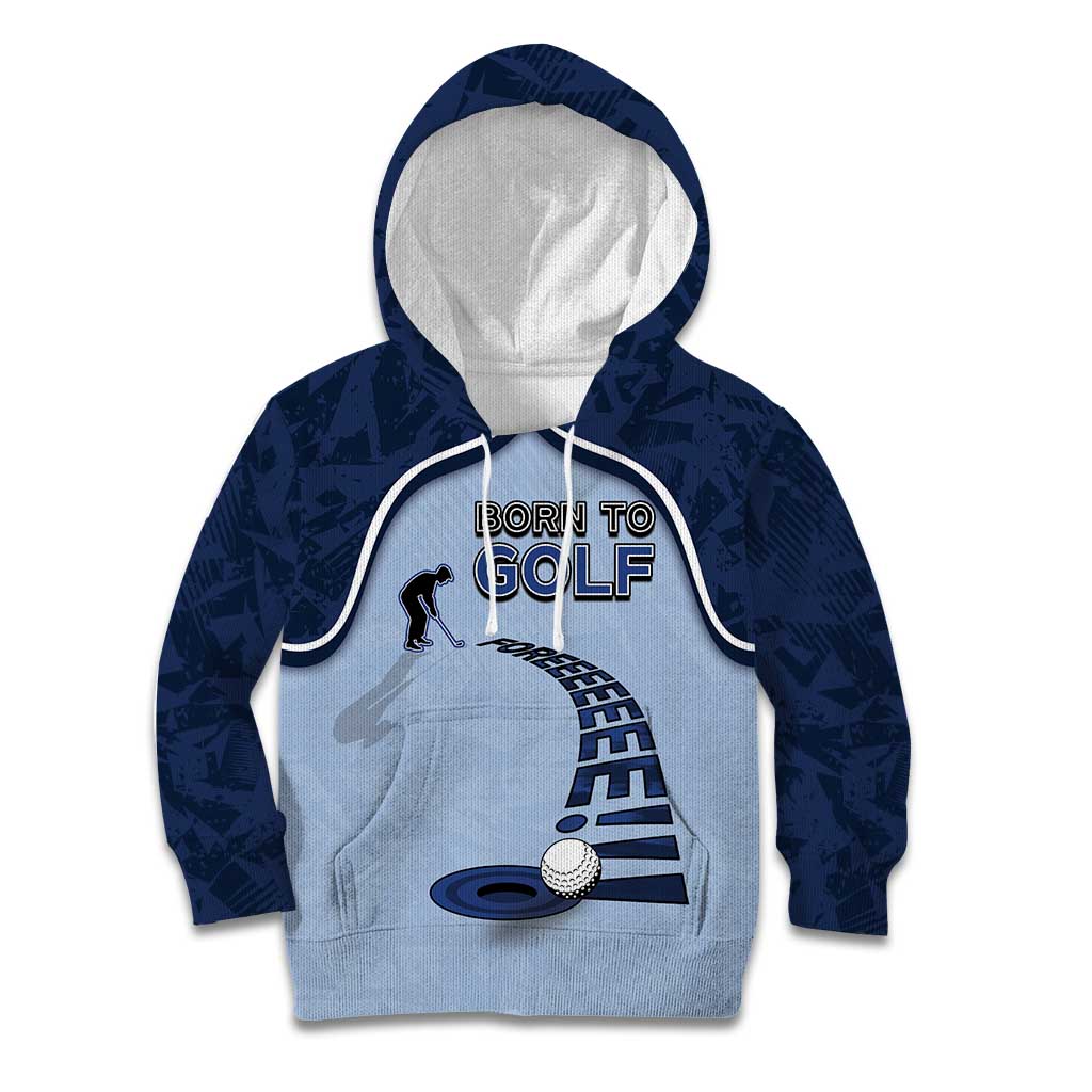 Golf Kid Hoodie Sporty Style Navy - Wonder Print Shop